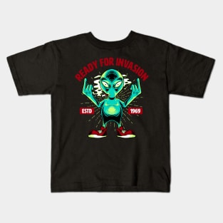 cool invasion Kids T-Shirt